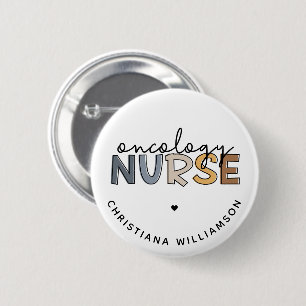 Aangepaste oncologie verpleegkunde oncologie RN ca Ronde Button 5,7 Cm