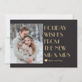 Aangepaste onderschriften bewerkbare kleuren moder feestdagenkaart (Voorkant)