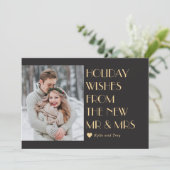 Aangepaste onderschriften bewerkbare kleuren moder feestdagenkaart (Staand voorkant)