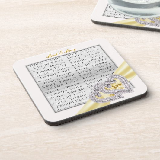 Aangepaste Onderzetters met Lemon-lint (Linkerzijde)