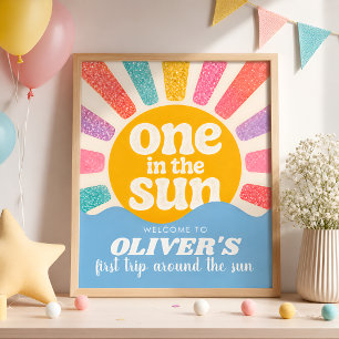 Aangepaste 'One in the Sun'-poster met naam Poster