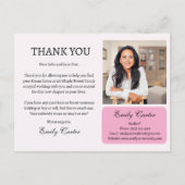 Aangepaste onroerend goed Bedankt Briefkaart (Voorkant)