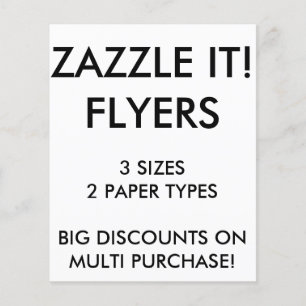 Aangepaste, op maat gemaakte 4,5 x 5,6-inch brochu flyer