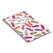 Aangepaste, op spiraalvormige basis geplaatste not notitieboek (Rechterzijde)