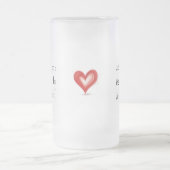 Aangepaste opa cadeau van kleinkinderen, matglas bierpul (Center)