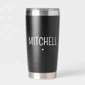 Aangepaste opa Est | Opa wordt nieuwe opa Geïsoleerde Drinkbeker (Achterkant)