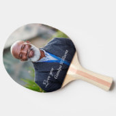 Aangepaste opa opa pa Foto personaliseren Tafeltennisbatje (Zijkant)