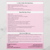 Aangepaste Open Huis Checklist Voor Makelaars Flyer (Achterkant)