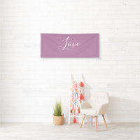 Aangepaste opera Mauve Solid Color Minimalist Wedd