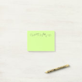 Aangepaste Opmerking voor Zwemere Post-it® Notes (Op bureau)