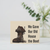 Aangepaste opstartversie van Funny Moving kondigin Kaart (Staand voorkant)