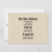 Aangepaste opstartversie van Funny Moving kondigin Kaart (Achterkant)