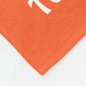 Aangepaste Oranje blauwe schroefdoekjes Fleece Deken (Hoek)