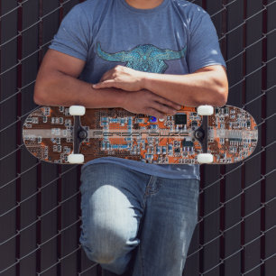 Aangepaste oranje PCB-printplaat voor IT-professio Skateboard