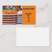 Aangepaste Oranje truck Visitekaartje (Voorkant / Achterkant)