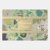 Aangepaste originele Floral Wrapping Inpakpapier Vel (Voorkant 3)