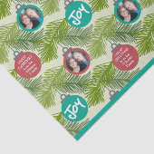 Aangepaste Ornamenten met kerstboomfoto's Tissuepapier (Detail)