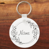 Aangepaste ornamenten voor aangepaste namen sleutelhanger (Voorkant)