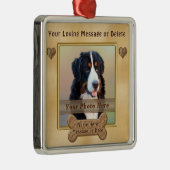 Aangepaste Ornamenten voor honden FOTO, TEKST of V (Rechts)