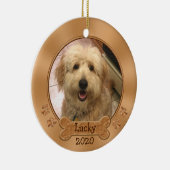 Aangepaste Ornamenten voor Pet 2 FOTO'S, 2 TEKST (Rechts)