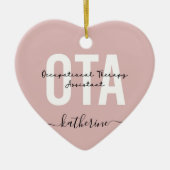 Aangepaste OTA Assistent-cadeaus voor beroepsmatig Keramisch Ornament (Voorkant)