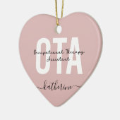 Aangepaste OTA Assistent-cadeaus voor beroepsmatig Keramisch Ornament (Links)