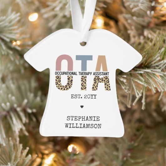 Aangepaste OTA Assistent-cadeaus voor beroepsmatig Ornament (Boom)
