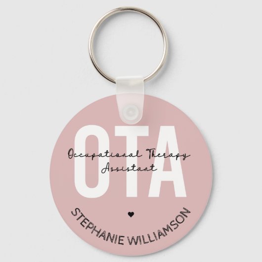 Aangepaste OTA Assistent-cadeaus voor beroepsmatig Sleutelhanger (Voorkant)