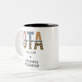 Aangepaste OTA Assistent-cadeaus voor beroepsmatig Tweekleurige Koffiemok (Voorkant links)