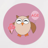 Aangepaste ouderdag labels (Design 1)