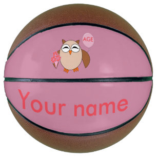 Aangepaste ouderdag: orthday Owl Basketballen