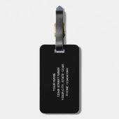 Aangepaste ovale landcode auto sticker logo bagagelabel (Achterkant verticaal)