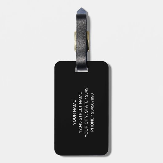 Aangepaste ovale landcode auto sticker logo bagagelabel (Achterkant verticaal)