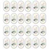 Aangepaste Ovale Sticker 12oz Honingcilinder Honin (Voorkant)