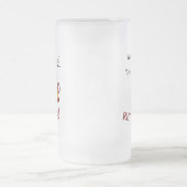 Aangepaste overname van beerovers matglas bierpul (Center)