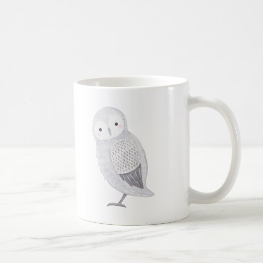 Aangepaste Owl Mok Aangepaste Mug Cute Owl Art Mok (Rechts)