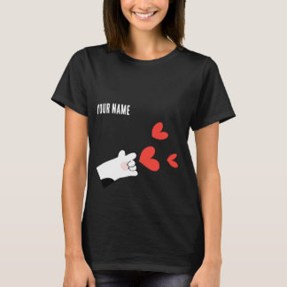 Aangepaste paar set Love Beam T-shirt