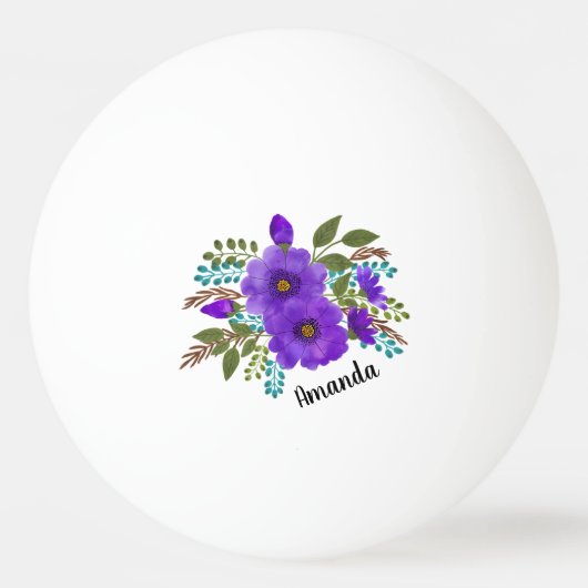 Aangepaste paarbloemen pingpongballen (Voorkant)