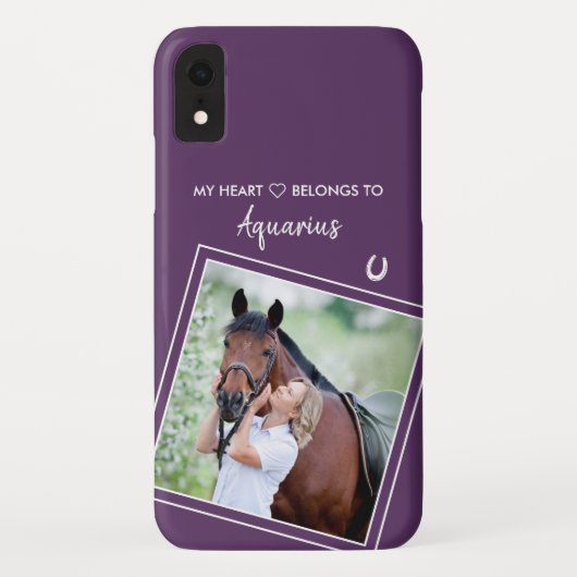 Aangepaste paardenfoto Case-Mate iPhone case (Achterkant)