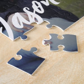 Aangepaste paardennamen en aangepaste foto-puzzle legpuzzel (Zijkant)