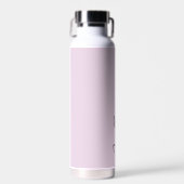 Aangepaste Paarse achtergrond Waterfles (Voorkant)
