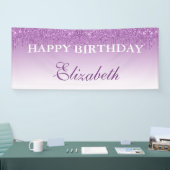 Aangepaste Paarse drifingdag Spandoek (Beurs)