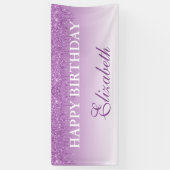 Aangepaste Paarse drifingdag Spandoek (Verticaal)