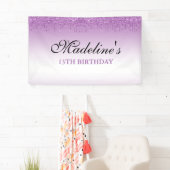 Aangepaste Paarse drifingdag Spandoek (Insitu)