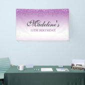 Aangepaste Paarse drifingdag Spandoek (Beurs)