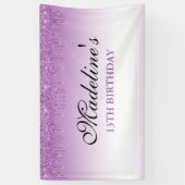 Aangepaste Paarse drifingdag Spandoek (Verticaal)