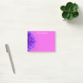 Aangepaste Paarse frambozenbloemen Post-it® Notes (Kantoor)