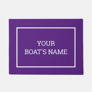 Aangepaste Paarse naam dock Mat
