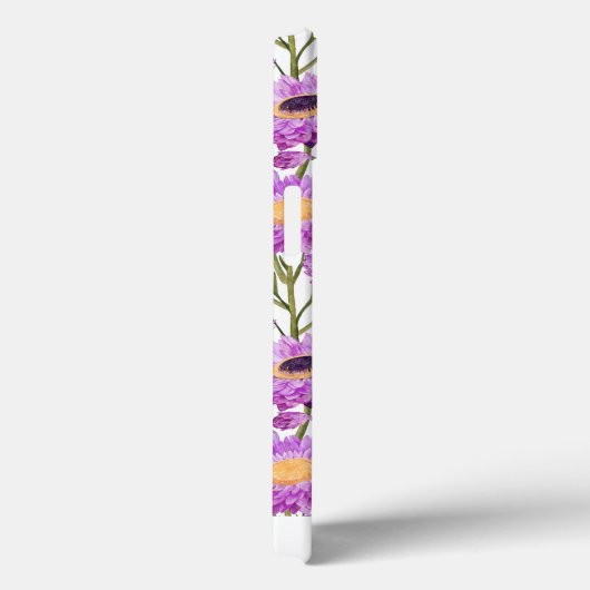 Aangepaste Paarse papier madeliefjes bloemenbloeme Case-Mate iPhone Case (Achterkant / Rechts)