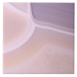 Aangepaste Paarse roze roze kristalpatronen Tegeltje